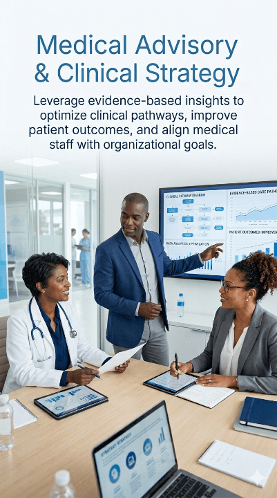 consultant reviewing data